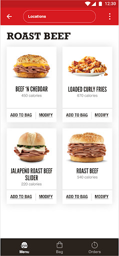 Arby's Fast Food Sandwiches screenshot image 2_funmod.online