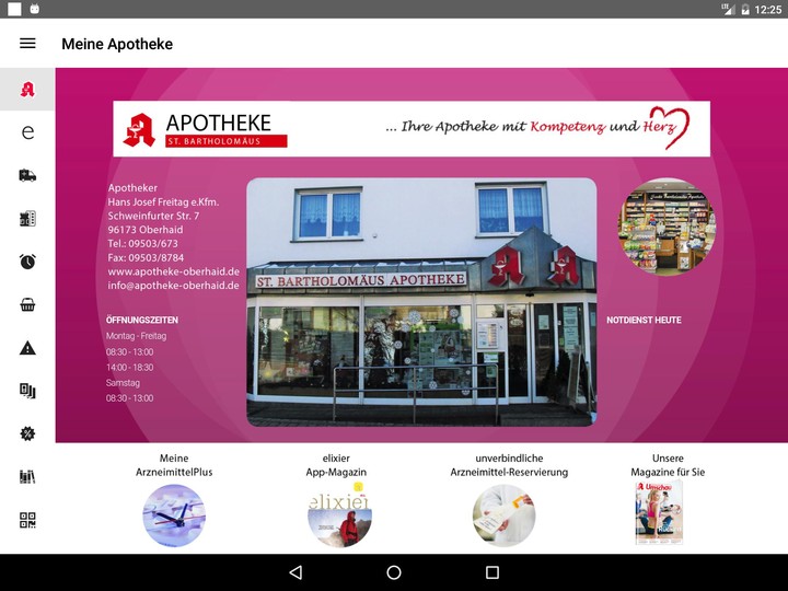 St. Bartholomaeus Apotheke Oberhaid screenshot image 4_funmod.online