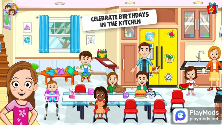 My Town: Home Doll house - Family Playhouse<span>(Unlimited Money)</span> screenshot image 3_funmod.online