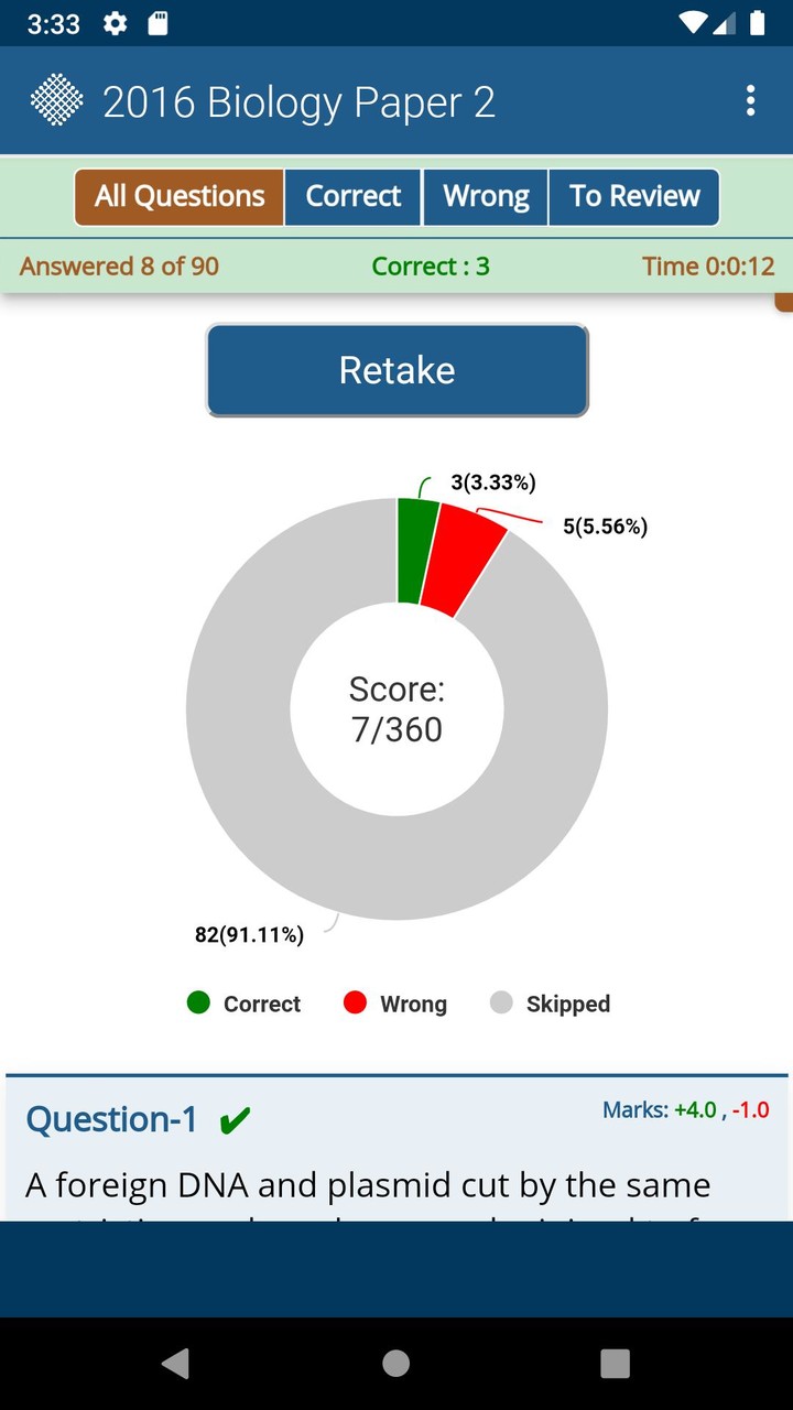 NEET Previous Papers screenshot image 14_funmod.online