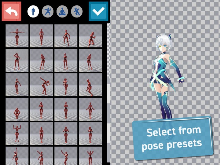 VRM Posing Mobile screenshot image 10_funmod.online