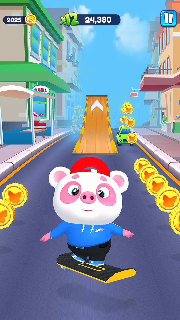 Piggy Panda Run: Fun Game screenshot image 3_funmod.online