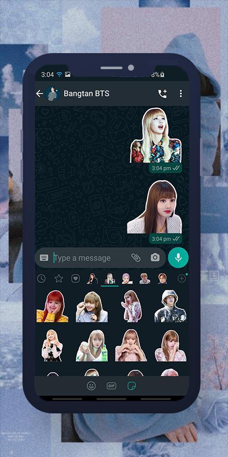 Lisa Blackpink WASticker screenshot image 14_funmod.online