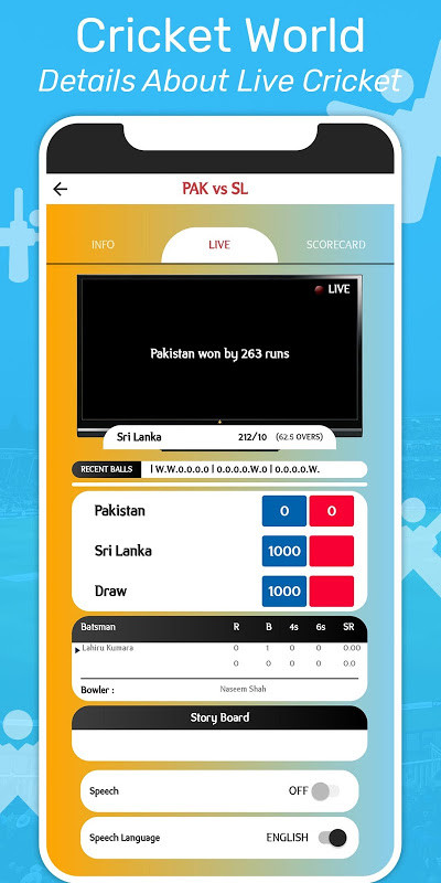 Cric World - Live Cricket Score & Update screenshot image 2_funmod.online