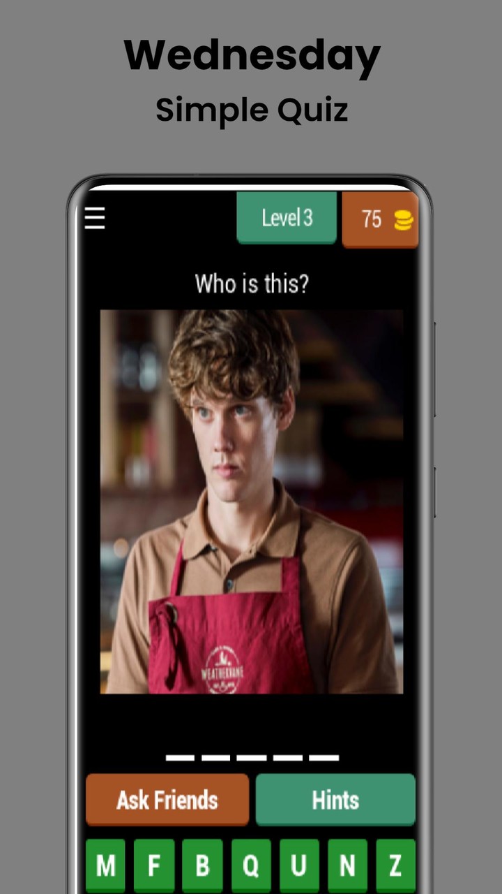 Wednesday Simple Quiz screenshot image 5_funmod.online