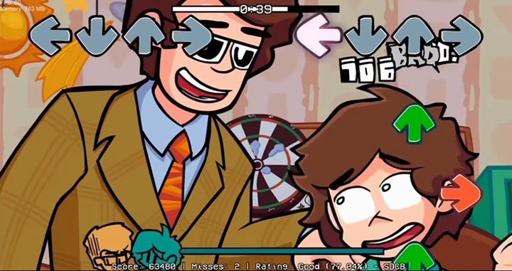 Дим Димыч хочешьпокажу FNF Mod screenshot image 2_funmod.online