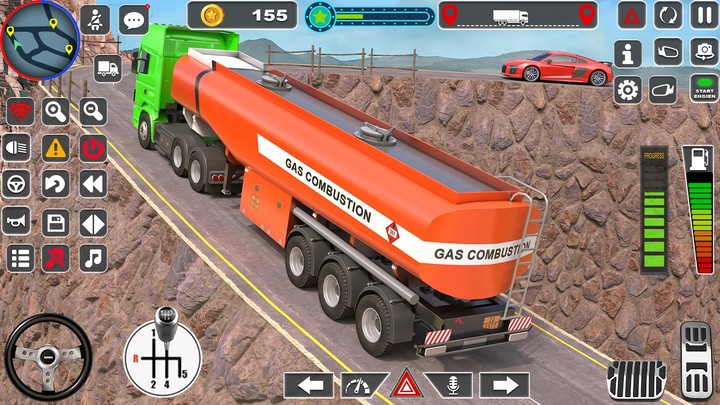 Oil Tanker Truck Driving Games screenshot image 1_funmod.online