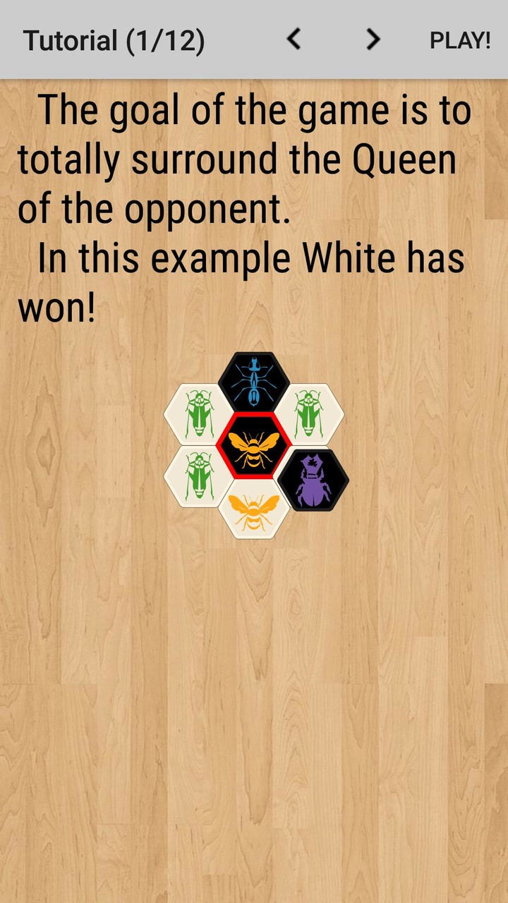 Hive with AI (board game) screenshot image 3_funmod.online
