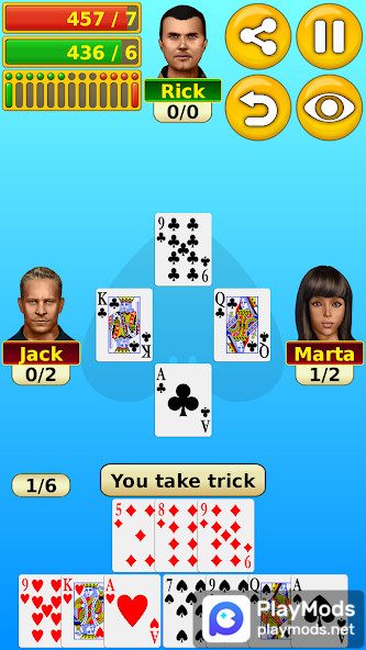 Spades<span>(No Ads)</span> screenshot image 2_funmod.online