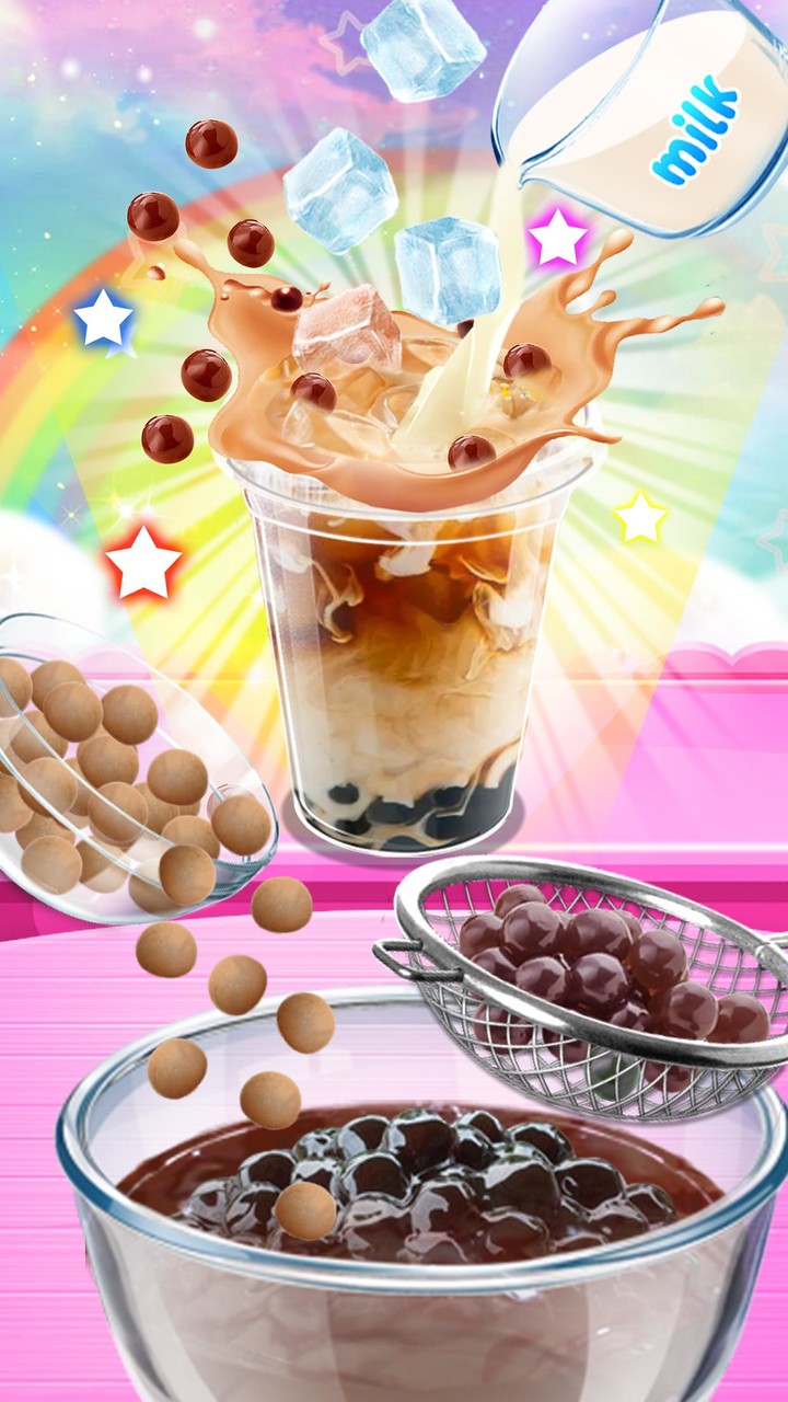 Unicorn Bubble Tea - Icy Drink screenshot image 3_funmod.online