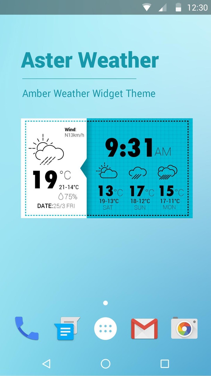 Local weather & widget☂⛈ screenshot image 1_funmod.online