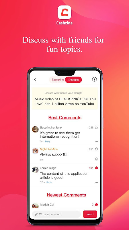 Cashzine - Earn money reward screenshot image 3_funmod.online