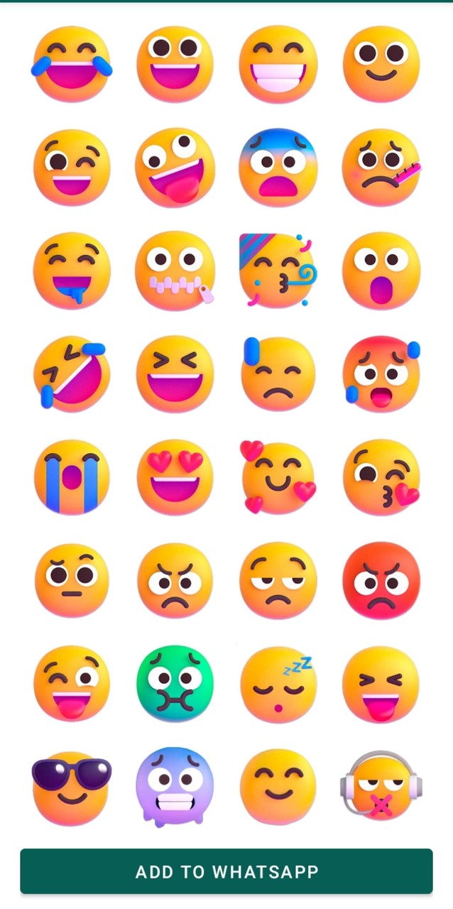 Cute Emoji Stickers screenshot image 21_funmod.online