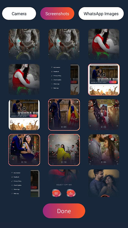 Particle.ly Video Status Maker screenshot image 6_funmod.online