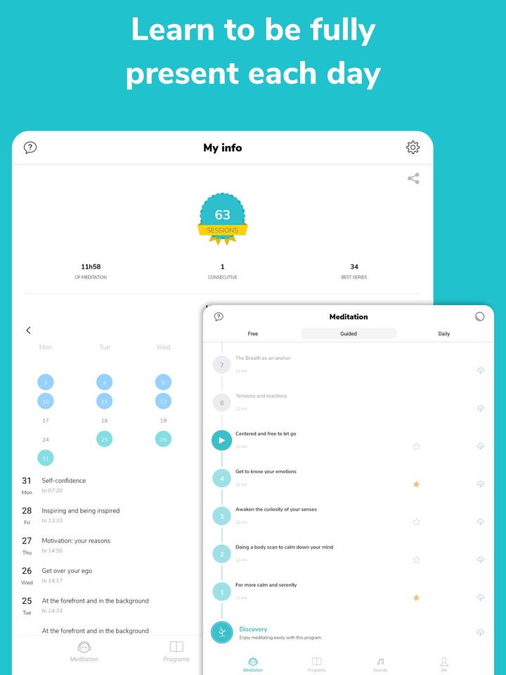 Mindfulness with Petit BamBou screenshot image 23_funmod.online