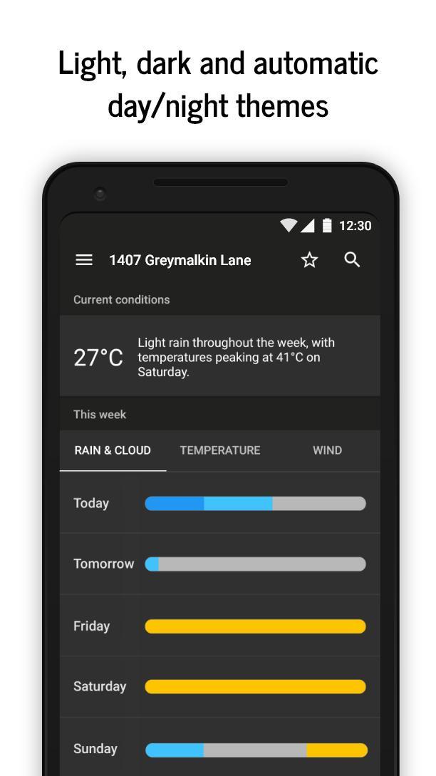 Forecaster - visual, accurate weather for the week screenshot image 4_funmod.online