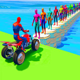 ATV Quads Bike Spider Superheroes Stunts Racing 3D1.37_funmod.online