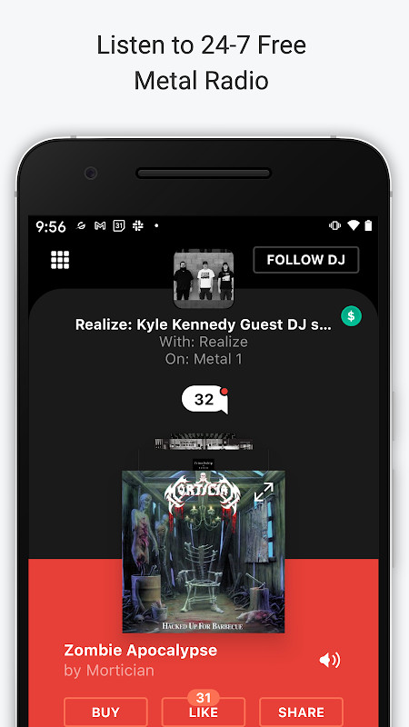 Gimme Metal: 24/7 Metal Radio screenshot image 3_funmod.online