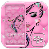 Girly Pink Launcher Theme1.1_funmod.online