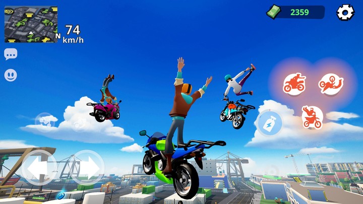 Moto City: Mad Bike Delivery screenshot image 5_funmod.online