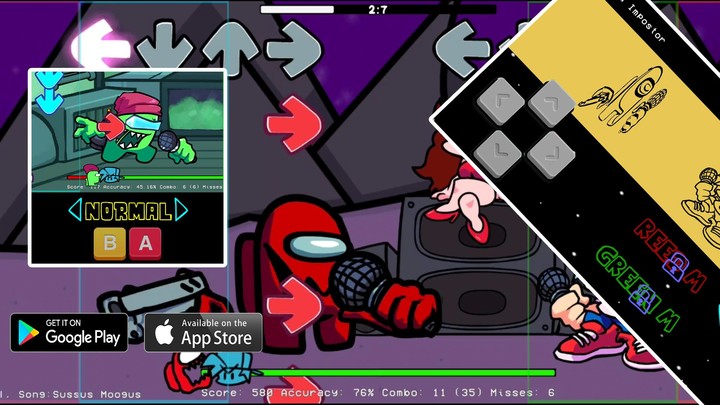 Fnf Origin & Imposter Mod Game screenshot image 1_funmod.online