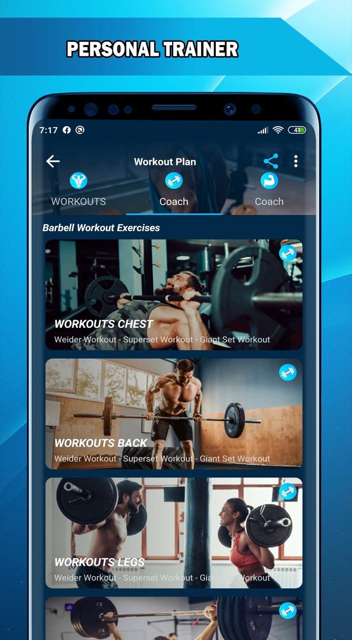 Barbell Workout - Routines screenshot image 10_funmod.online