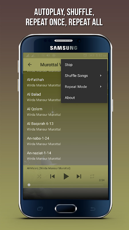 Wirda Mansur Mp3 Quran Offline screenshot image 3_funmod.online