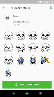 UNDERTALE and DELTARUNE stickers for WhatsApp<span>(No Ads)</span> screenshot image 16_funmod.online