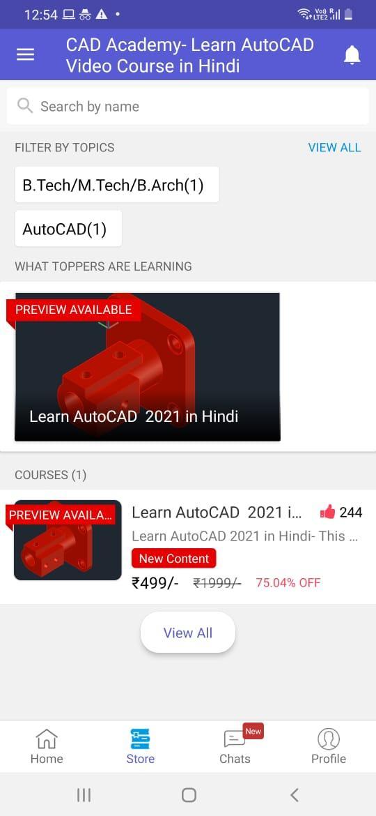 CAD Academy- Learn AutoCAD Video Course in Hindi screenshot image 2_funmod.online