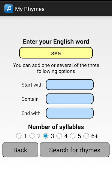 My Rhymes<span>(Paid for free)</span> screenshot image 2_funmod.online