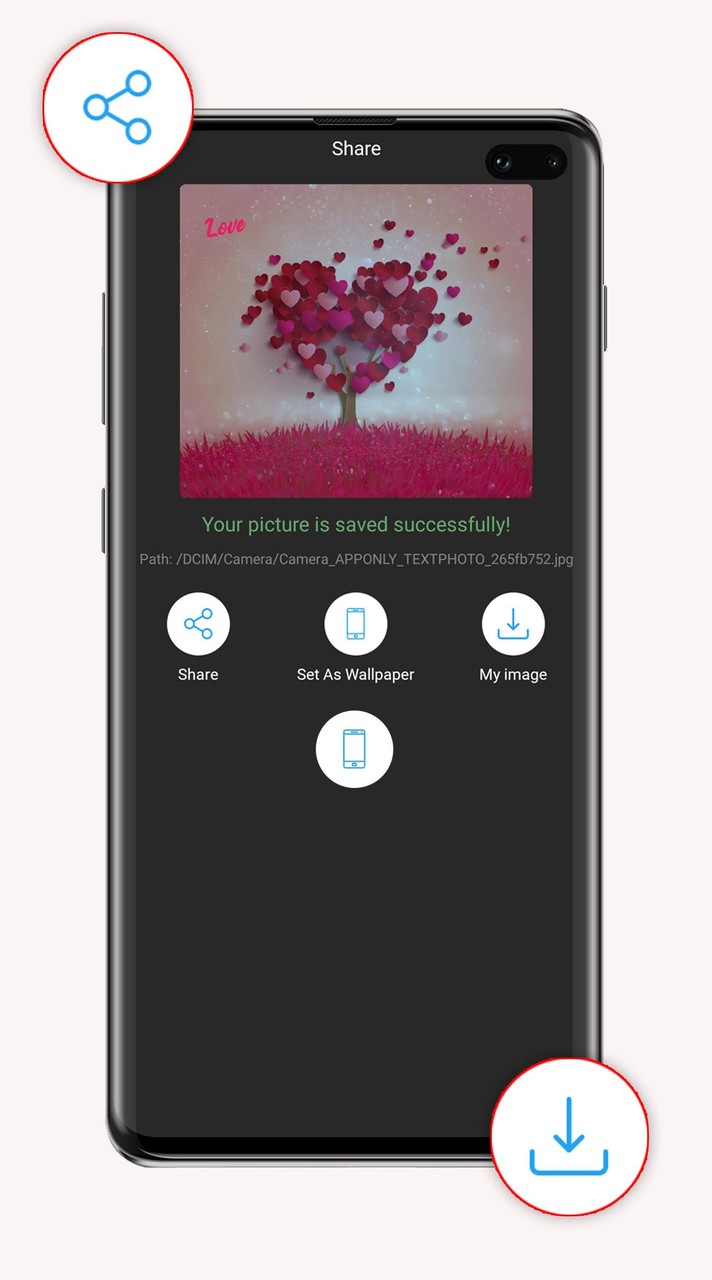 Text Art - Text On Photo screenshot image 6_funmod.online