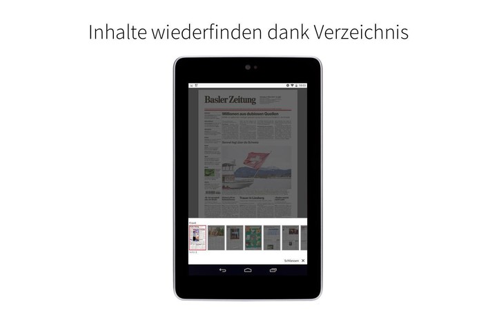 Basler Zeitung E-Paper screenshot image 9_funmod.online