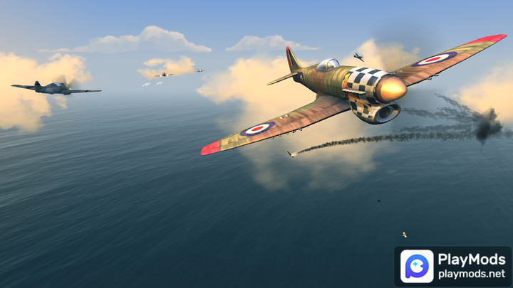 Warplanes: WW2 Dogfight<span>(Unlimited Money)</span> screenshot image 4_funmod.online