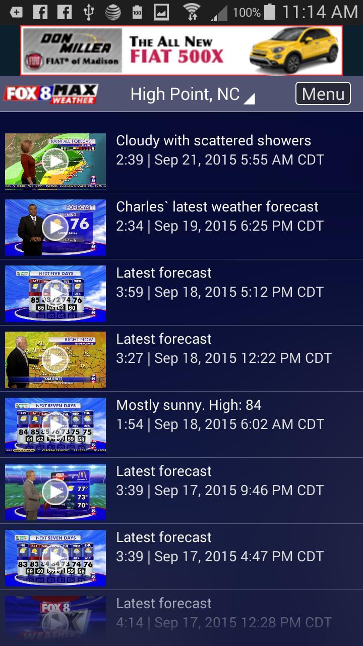 Fox8 Max Weather screenshot image 3_funmod.online