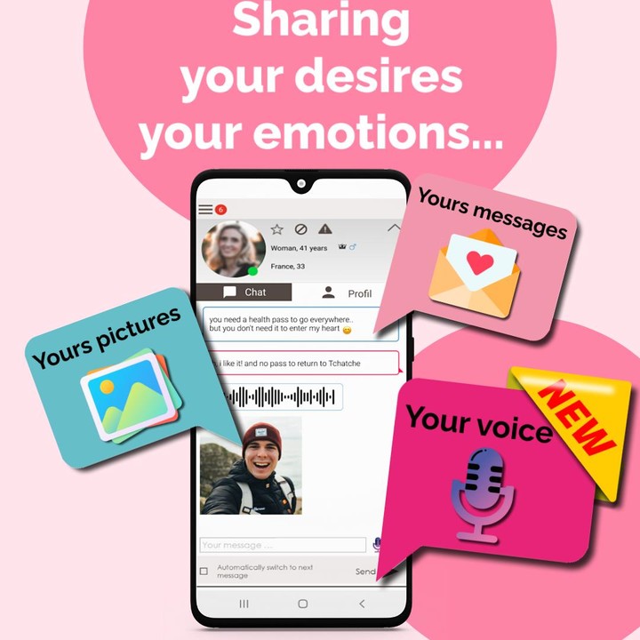 Tchatche : Dating App screenshot image 3_funmod.online