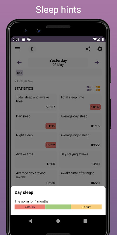 Simple Sleep Tracker screenshot image 13_funmod.online