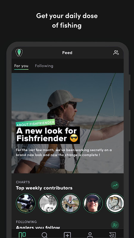 FishFriender - Social Fishing Log App screenshot image 1_funmod.online