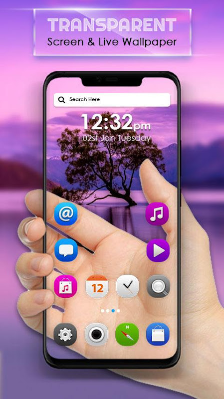 Transparent Screen & Live Wallpaper screenshot image 1_funmod.online