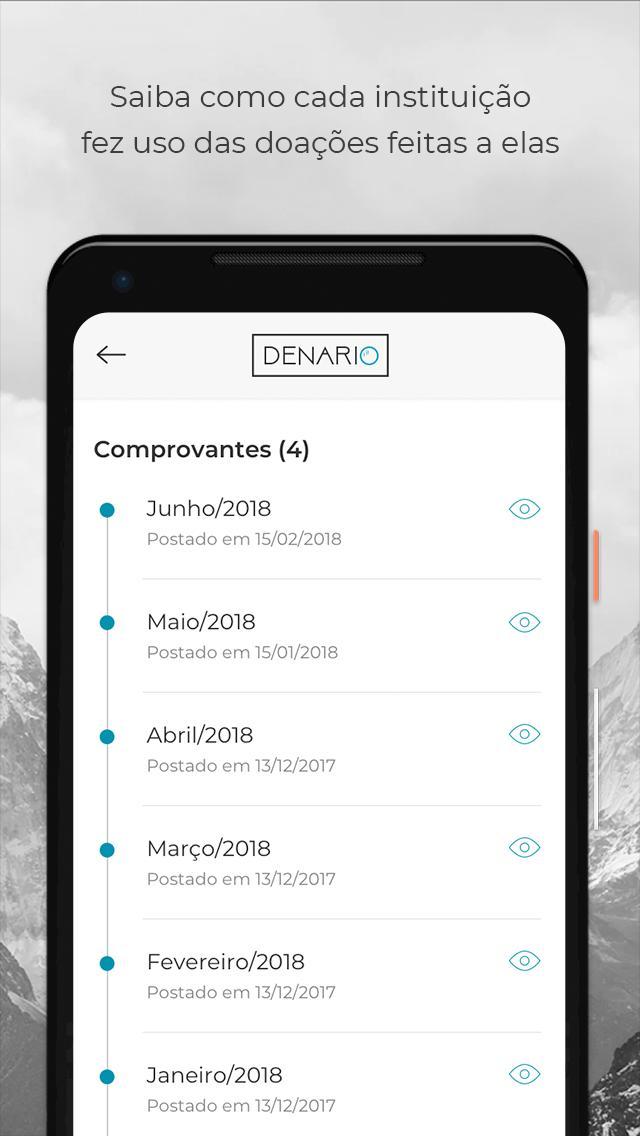 Denario - Doação fácil e segura para ONGs sérias screenshot image 4_funmod.online