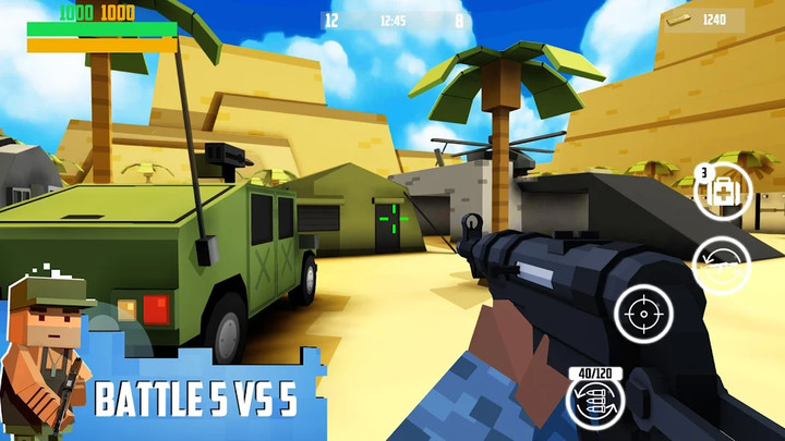 Block Gun: FPS PvP War - Online Gun Shooting Games<span>(mod)</span> screenshot image 1_funmod.online