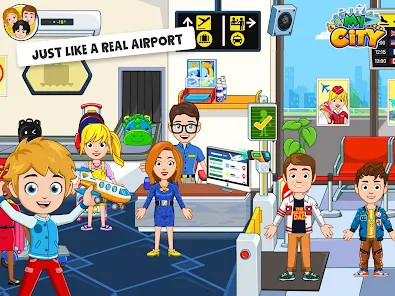 My City  Airport<span>(Paid games free)</span> screenshot image 15_funmod.online