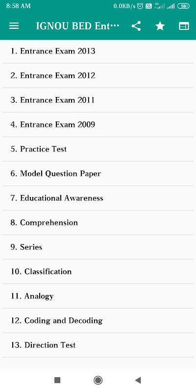 B ED Entrance Exam Book  Hindi screenshot image 1_funmod.online