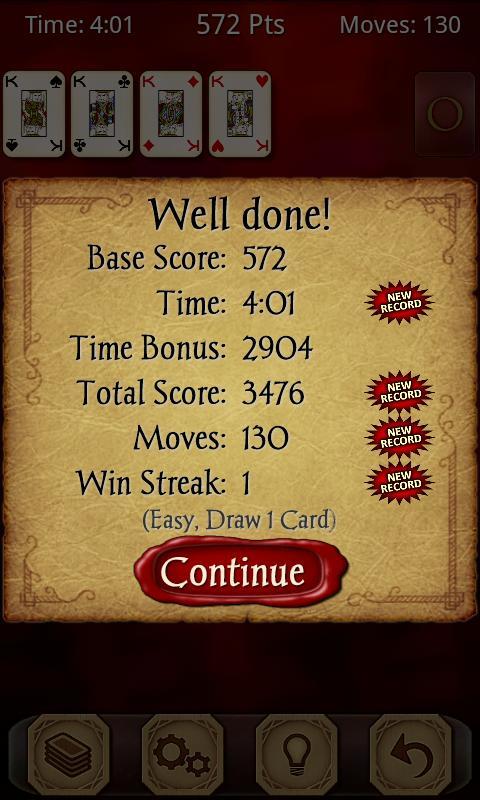Solitaire screenshot image 3_funmod.online