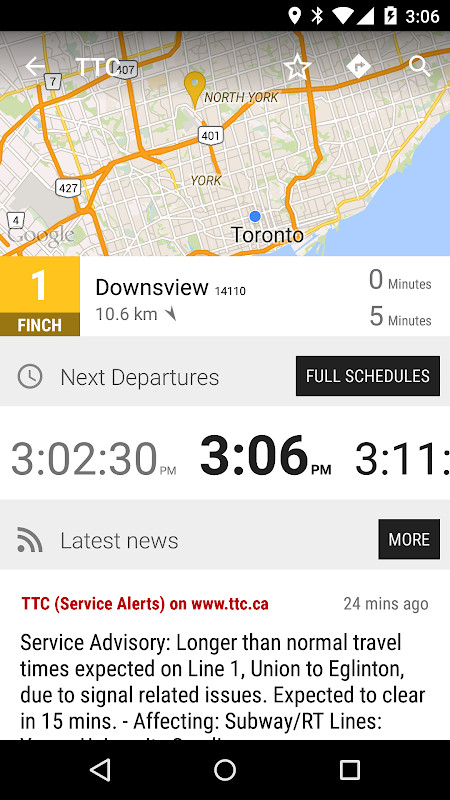 Toronto TTC Subway - MonTransit screenshot image 1_funmod.online