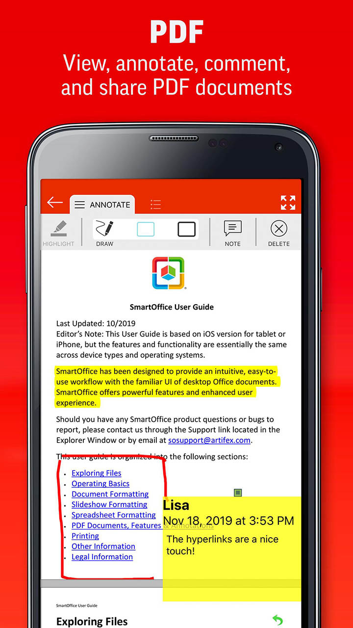 SmartOffice - View & Edit MS Office files & PDFs<span>(Pro Features Unlocked)</span> screenshot image 5_funmod.online