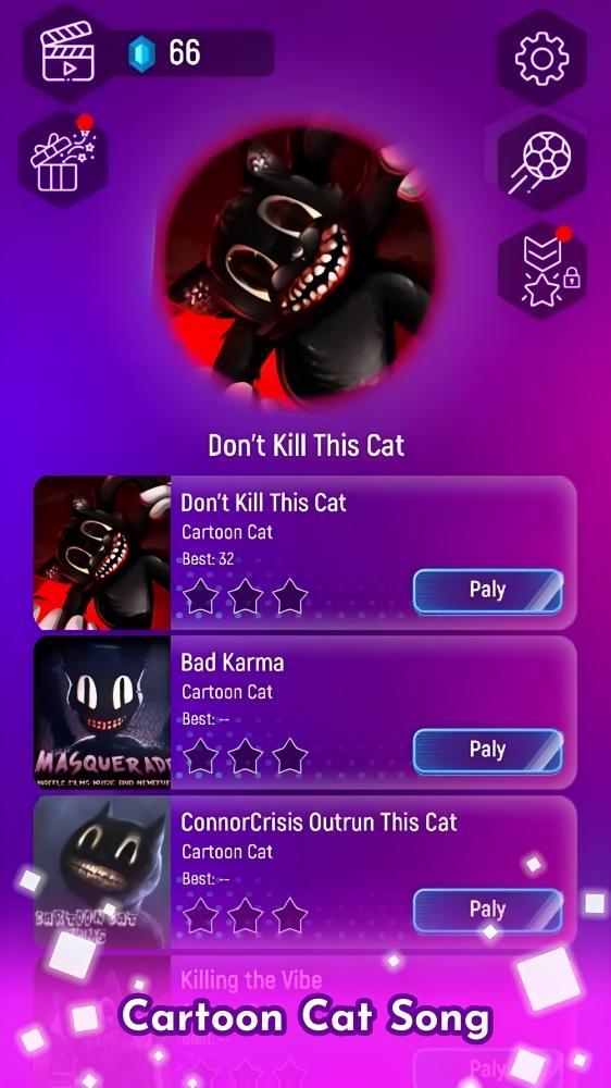 Cartoon cat - Hop tiles screenshot image 1_funmod.online