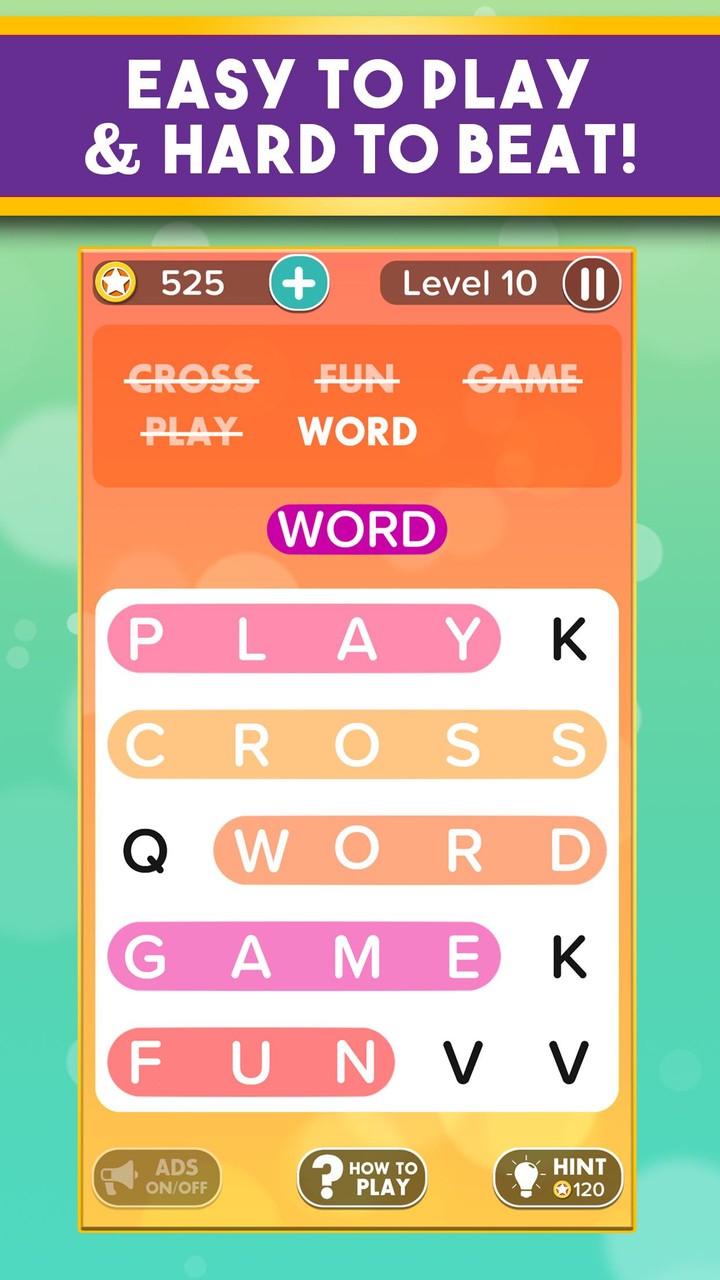 Word Search Addict Word Puzzle screenshot image 5_funmod.online
