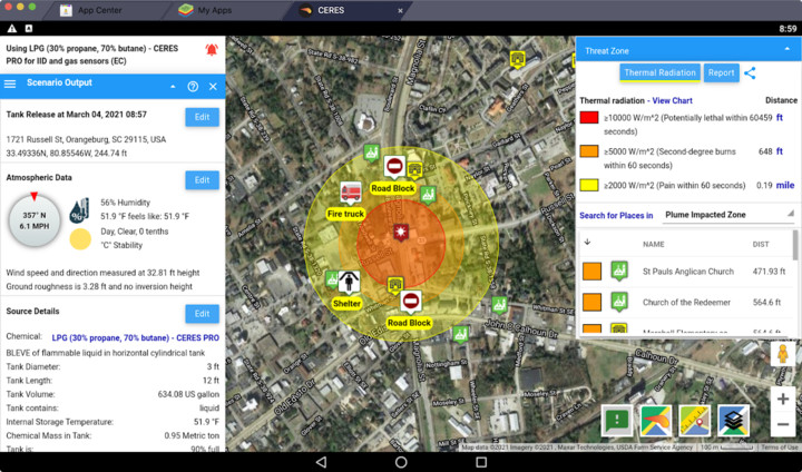 CERES (Chemical Emergency Response E-Service) screenshot image 2_funmod.online