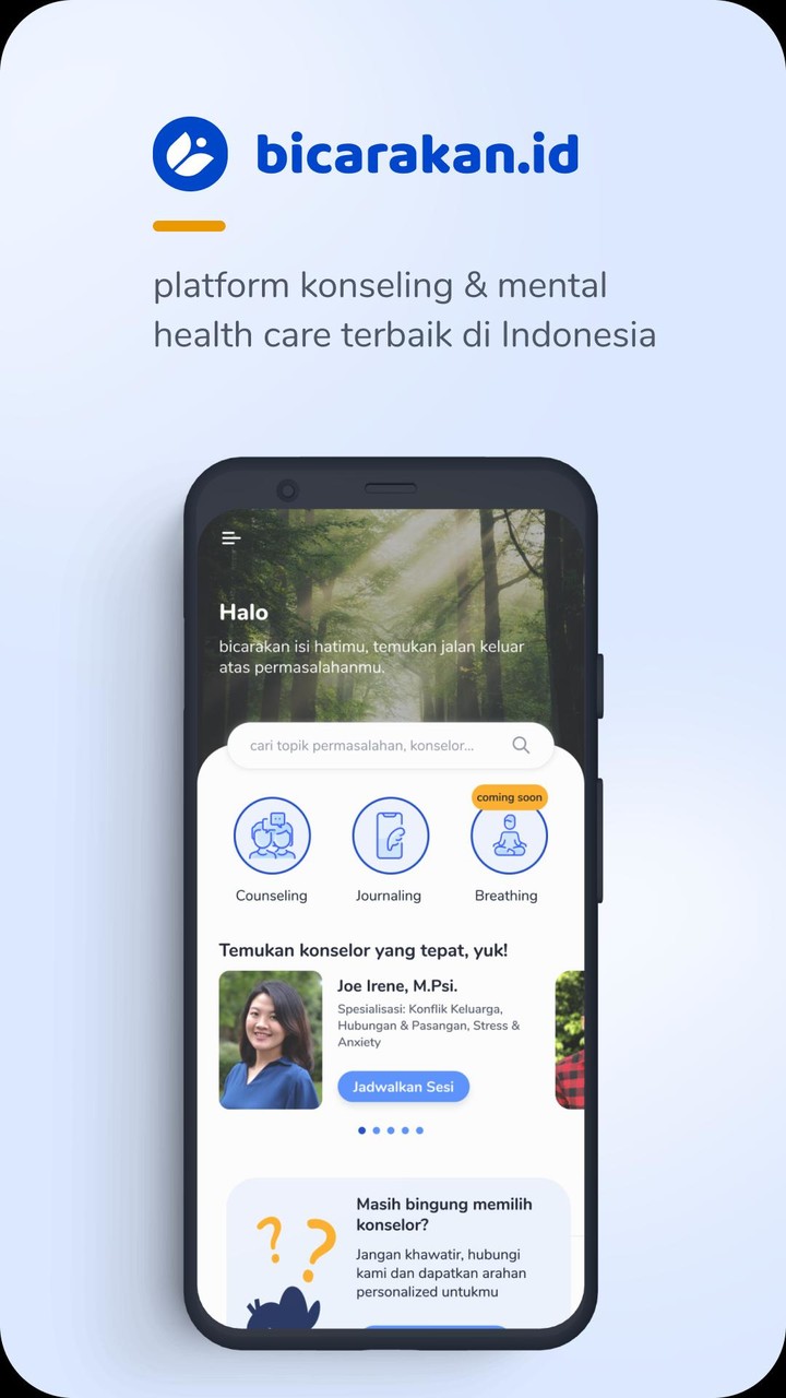Bicarakan.id - Psikolog Online screenshot image 1_funmod.online