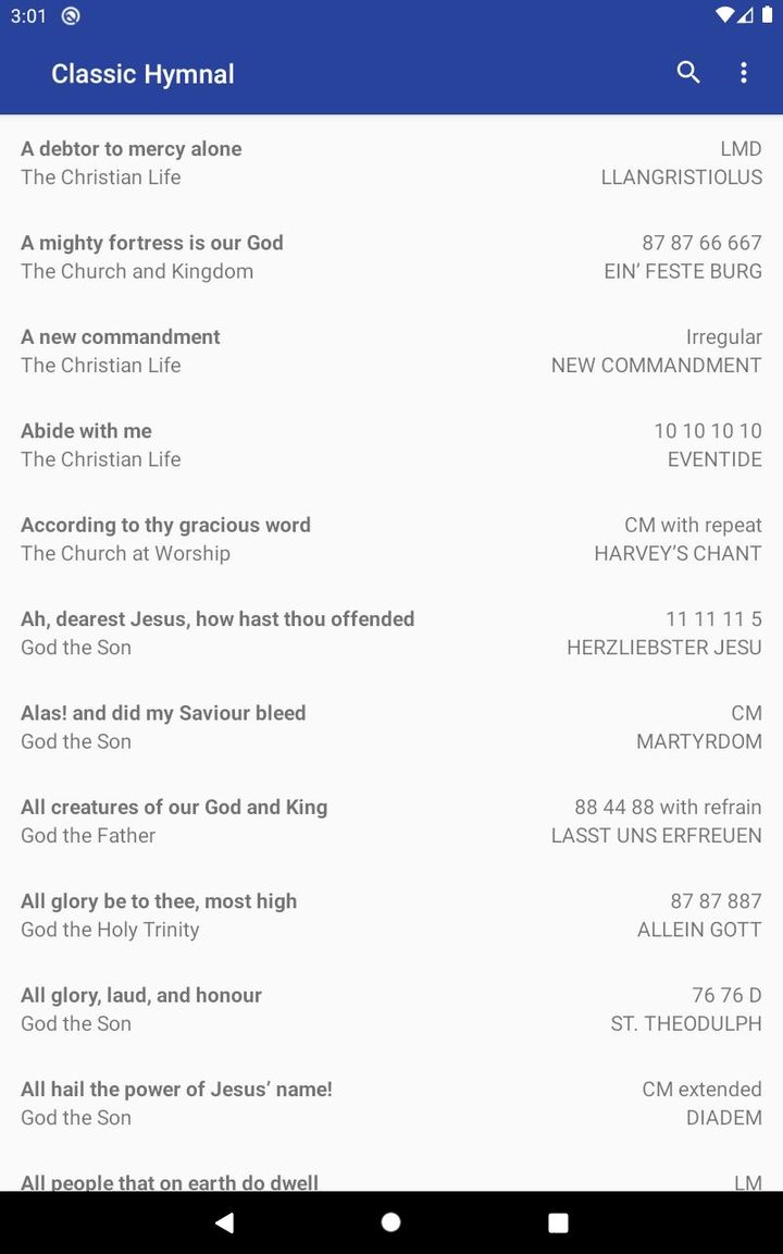 Classic Hymnal screenshot image 9_funmod.online